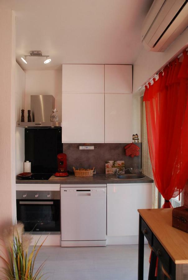 Studio - Juan Les Pins - Proximite Plages Antibes Exteriör bild